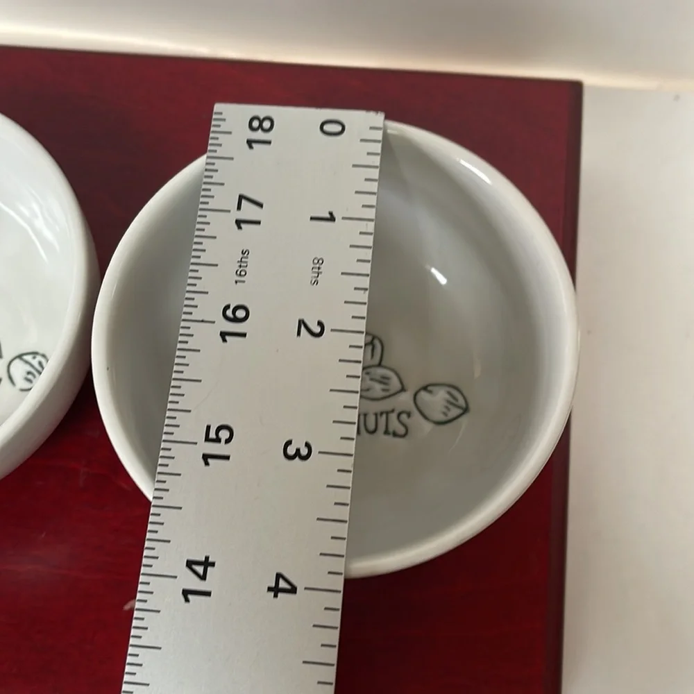 Ceramic nut bowl set for charcuterie board